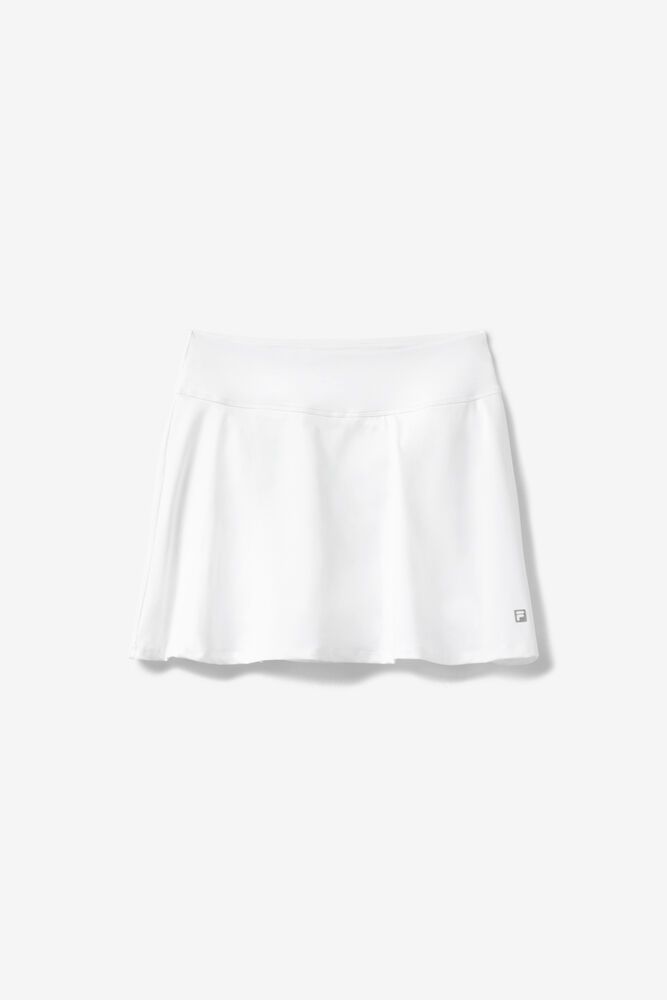 Fila Skirts Foundations Long Flirty Womens White - India GDB-934187